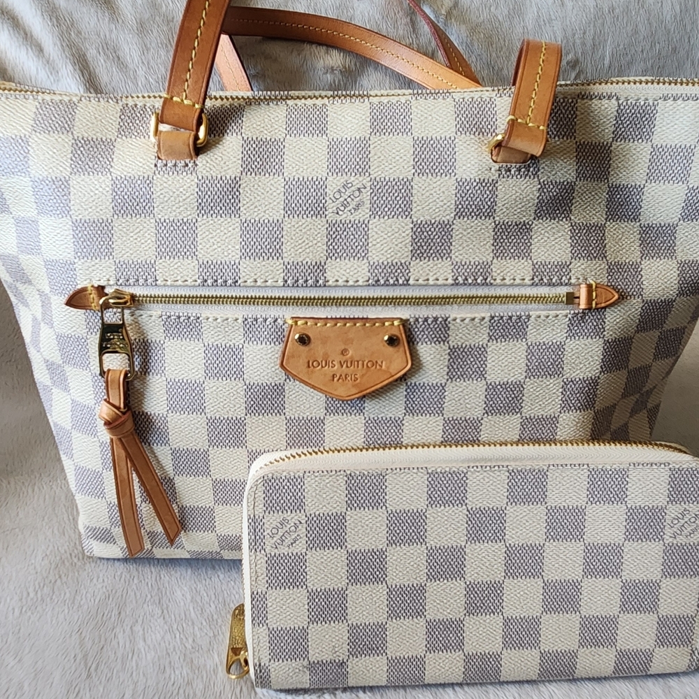 Louis Vuitton Damier Azur Tote and Wallet Set